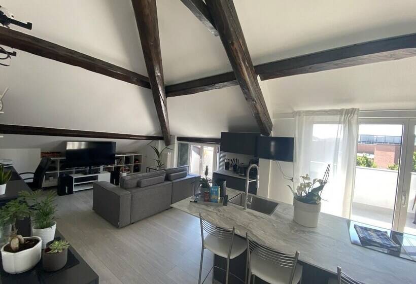 Rooftop Openspace With Balconies Parking And Bbq