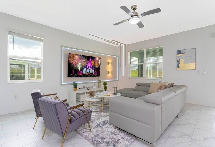 Joyful 8bd Single Family W Pool @champions Gate 9262