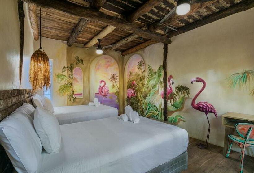 Hotell Hidden Treehouse Tulum Eco