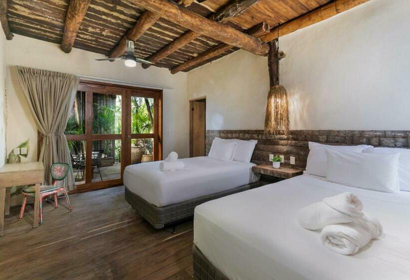 Hotell Hidden Treehouse Tulum Eco