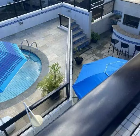 Cobertura Duplex Com Piscina   Guarujá   Enseada