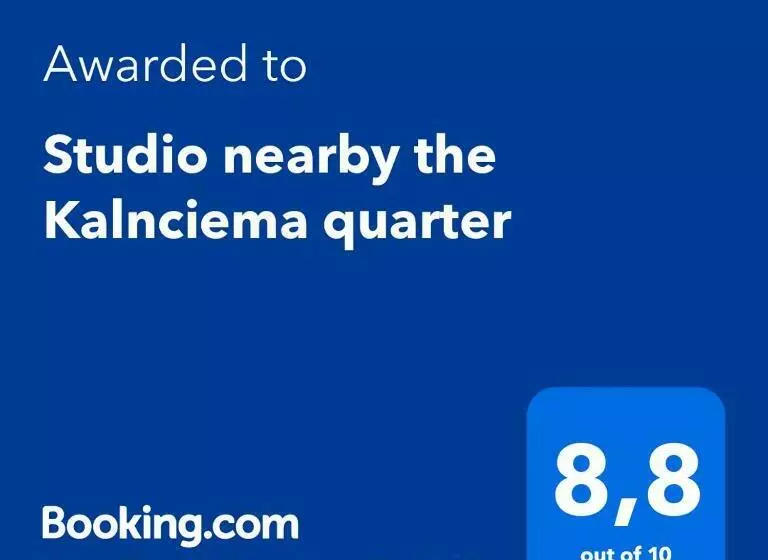 Studio Nearby The Kalnciema Quarter