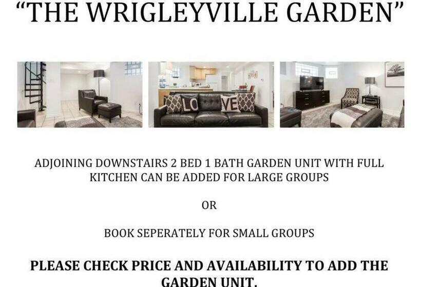 The Wrigleyville Deluxe Steps From Wrigley Sleeps 10