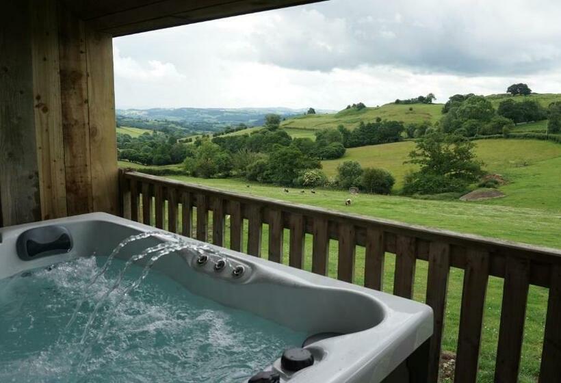 Barley Cottage   5 Cyfie Farm With Log Burner And Private Covered Hot Tub