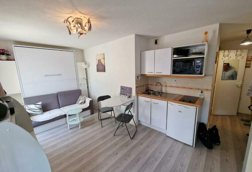Grand Studio Front De Mer Ensoleillé Avec Jardin Plein Sud Accès Direct Plage