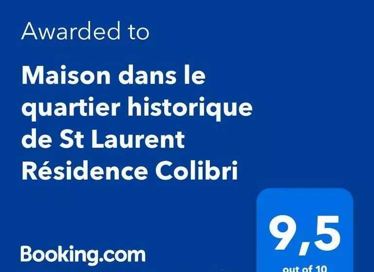 Maison Dans Le Quartier Historique De St Laurent Résidence Colibri