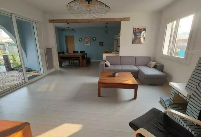 Maison Landaise à Proximité De La Plage Et Centre