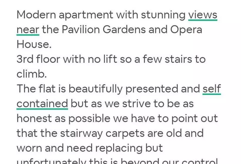 Flat 7 Buxton Market Place Apartment