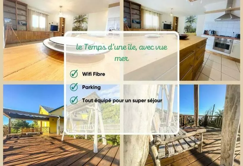 Maison Ville Le Temps D Une île, Avec Vue Mer