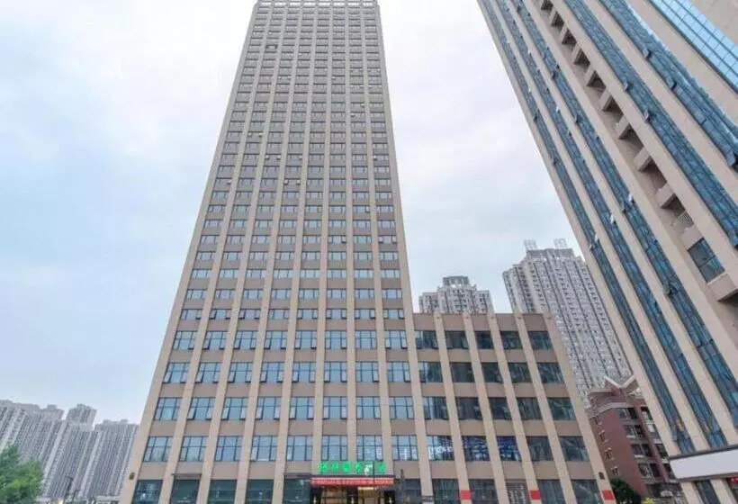 Hotelli Greentree Inn Hefei Changjiang West Road Zhenxing Road Subway Station Jiaqiao Yueshan International