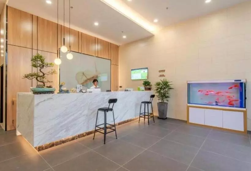 Hotelli Greentree Inn Hefei Changjiang West Road Zhenxing Road Subway Station Jiaqiao Yueshan International