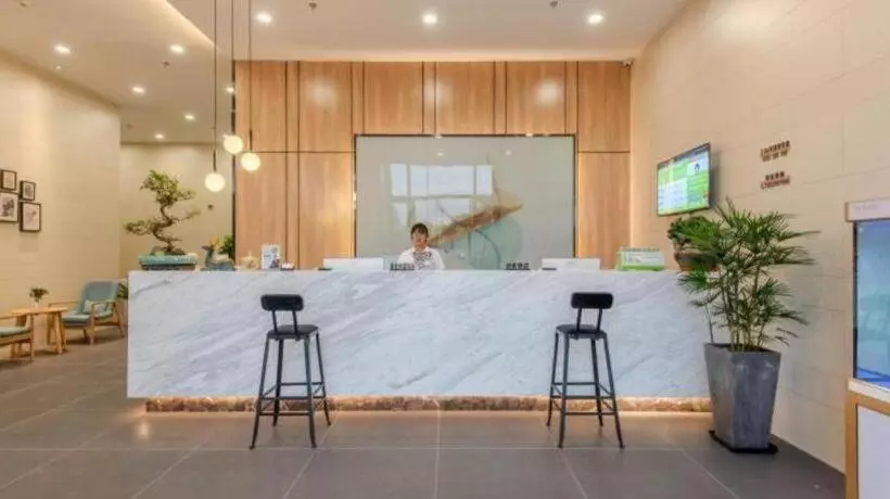 Hotelli Greentree Inn Hefei Changjiang West Road Zhenxing Road Subway Station Jiaqiao Yueshan International