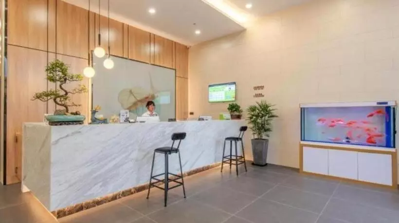 Hotelli Greentree Inn Hefei Changjiang West Road Zhenxing Road Subway Station Jiaqiao Yueshan International