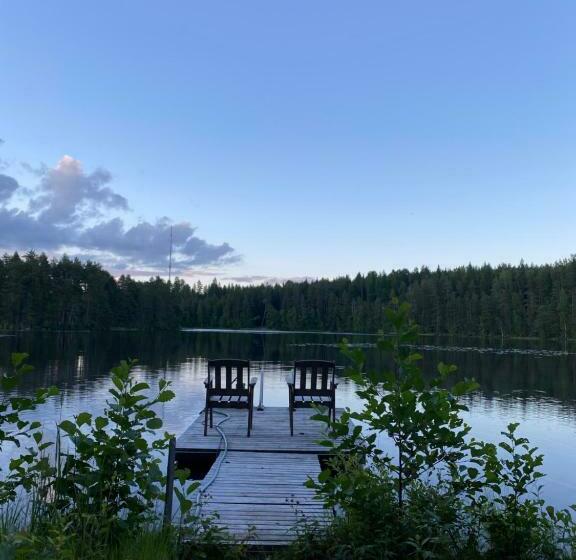A Unique Cottage In A Pine Forest By The Lake