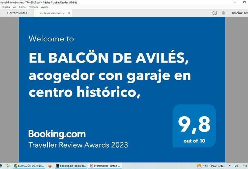 El Balcön De Avilés, Acogedor Con Garaje En Centro Histórico