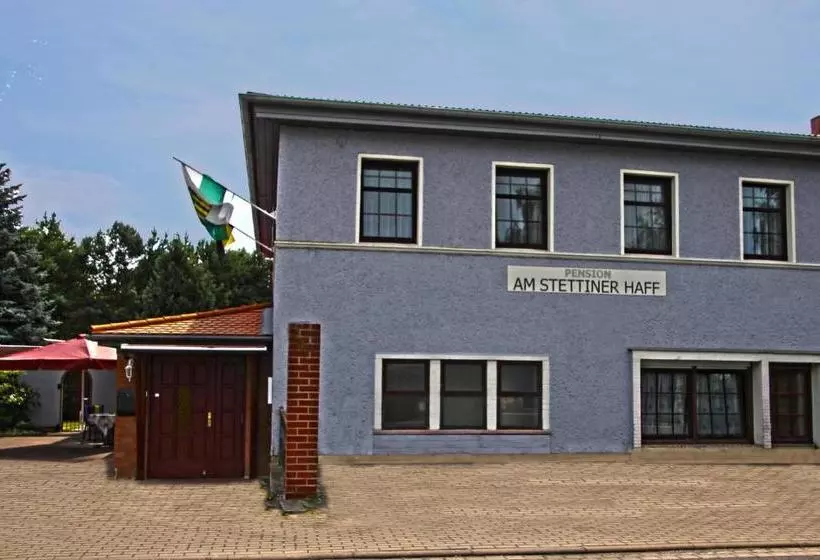 민박 Pension Am Stettiner Haff