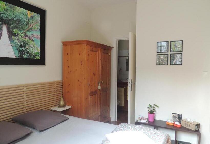 تختخواب و صبحانه Chambre D Hôte Le Jardin De L Esplanade Rennes Centre Et Gare