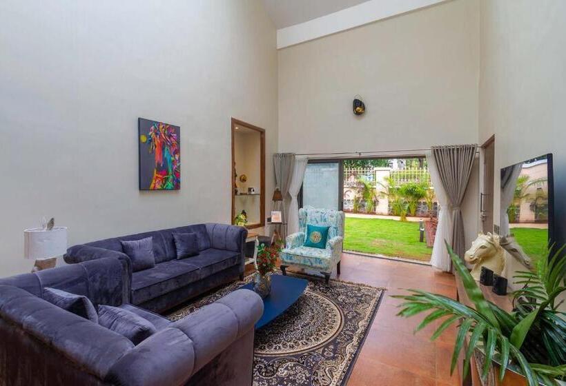 Stayvista S Stars & Boulevards With Kids Zone, Gazebo Lawn, Stargazing Glass Ceiling, Indoor Activit