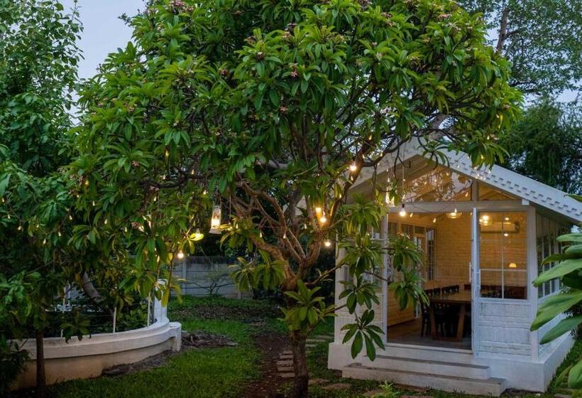 Stayvista S Villaggio Orchard Oasis With Pool, Expansive Lawn, Patio & Indoor Activities