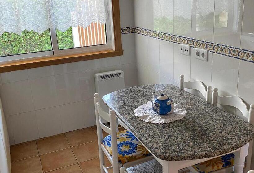 Adosado Portosin Con Piscina Al Lado De La Playa