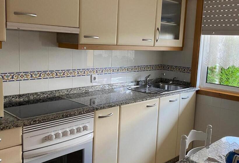 Adosado Portosin Con Piscina Al Lado De La Playa