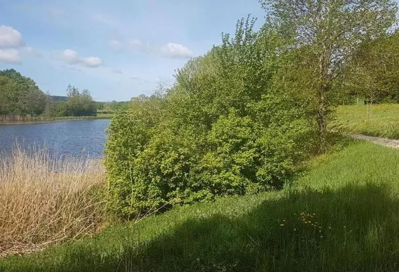 Idyllisches Mühlengebäude