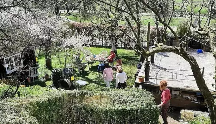 Idyllisches Mühlengebäude