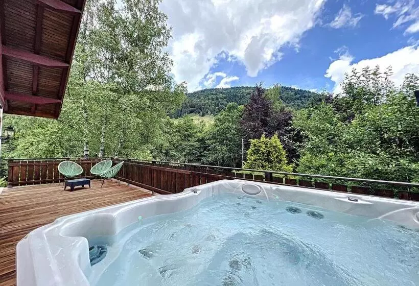 Les Cimes Blanches Cledicihome Chalet 10 Pers Spa & Grand Terrain 4 Minutes Des Pistes