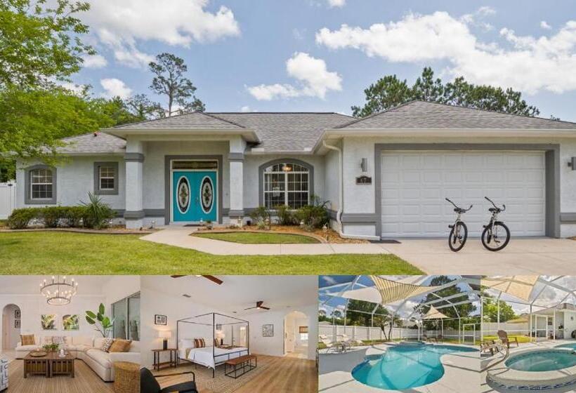 Villa Las Palmas Beautiful Fenced In Pool Home With Spa Sleeps 8