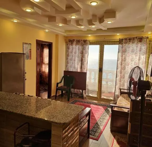 Panorama Apartment With A Charming Sea View Near Alexandria And Burg Elarab Intl Airport With Free W