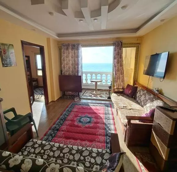 Panorama Apartment With A Charming Sea View Near Alexandria And Burg Elarab Intl Airport With Free W