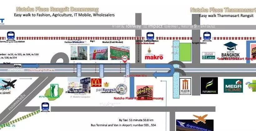 ホテル Natcha Place Tu Rangsit