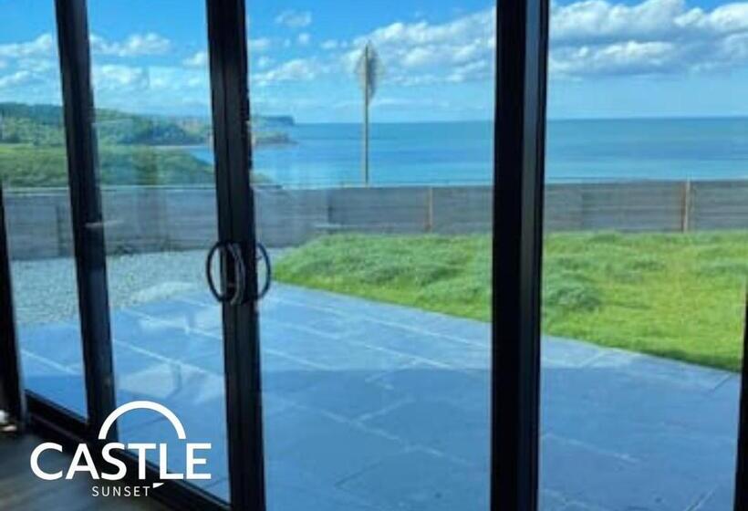 Castle Sunset On The Beach