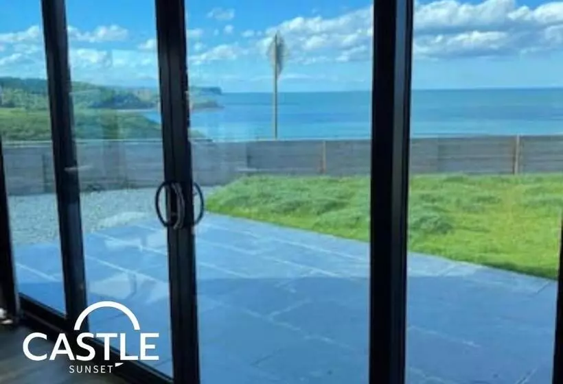 Castle Sunset On The Beach