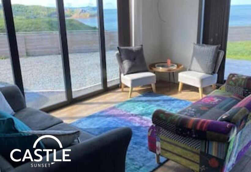 Castle Sunset On The Beach