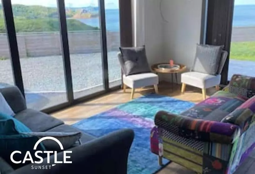 Castle Sunset On The Beach