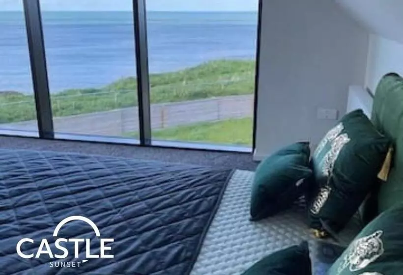 Castle Sunset On The Beach