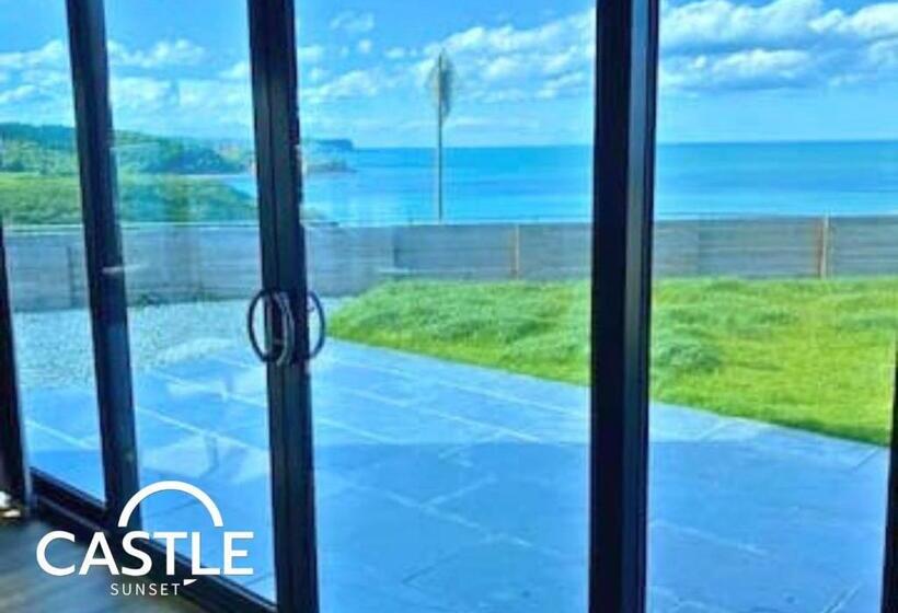 Castle Sunset On The Beach