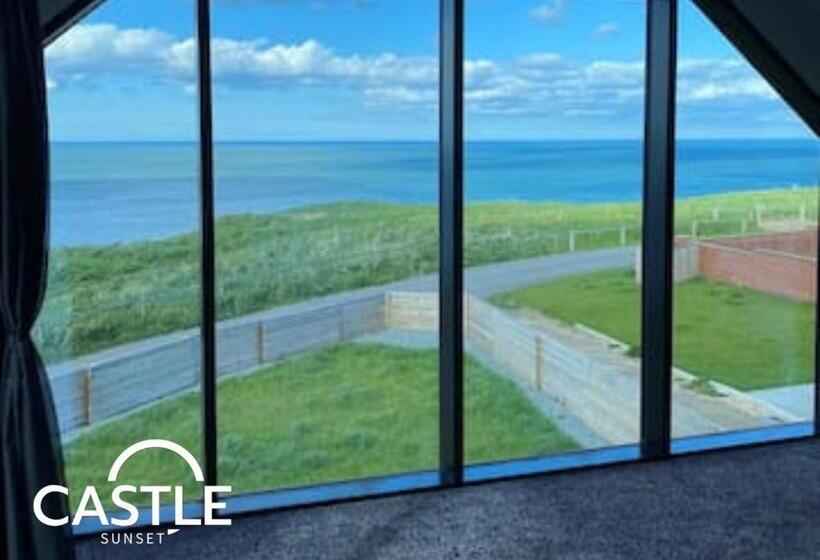 Castle Sunset On The Beach