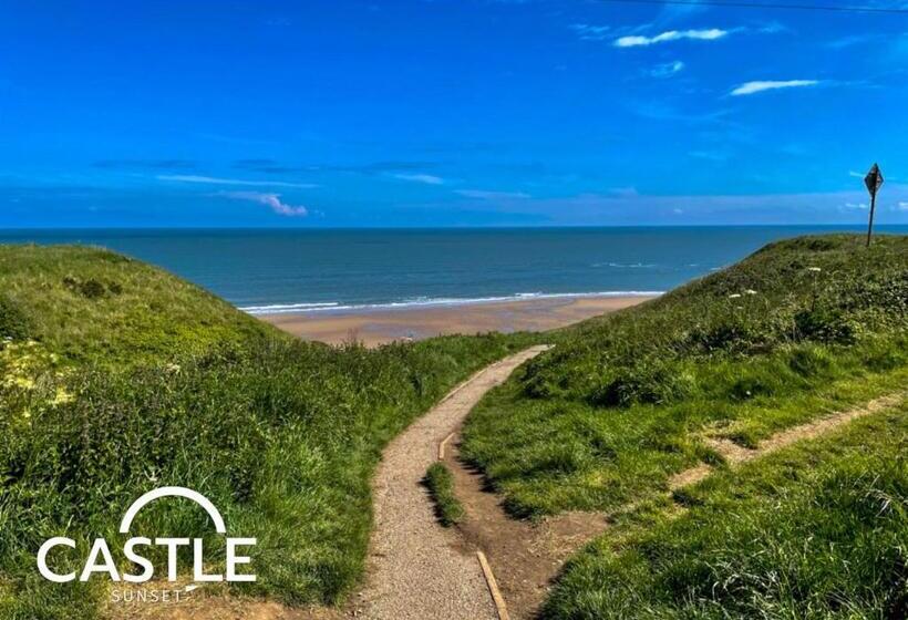 Castle Sunset On The Beach