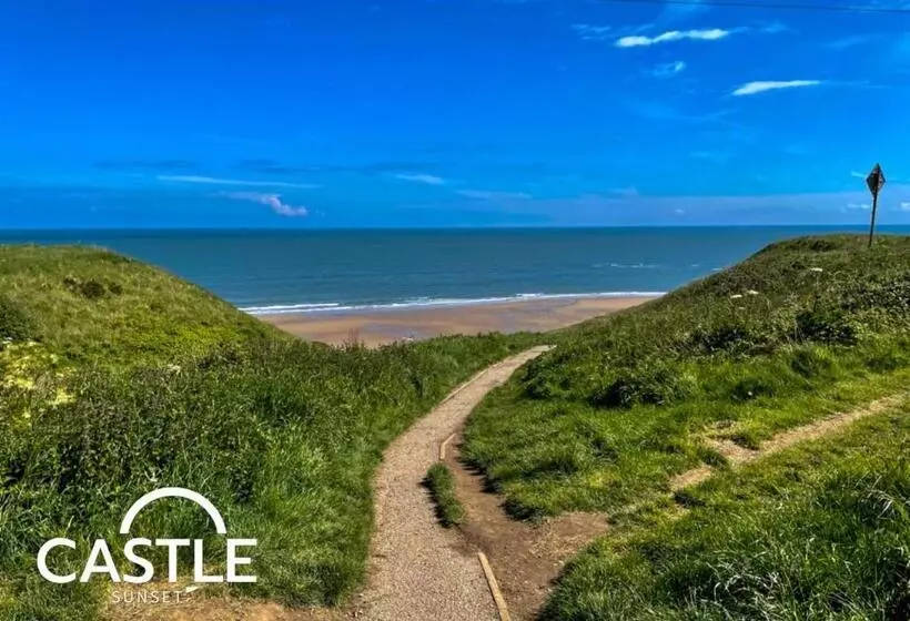 Castle Sunset On The Beach