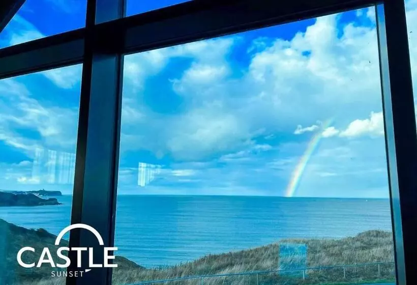 Castle Sunset On The Beach