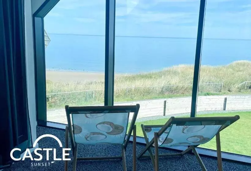 Castle Sunset On The Beach