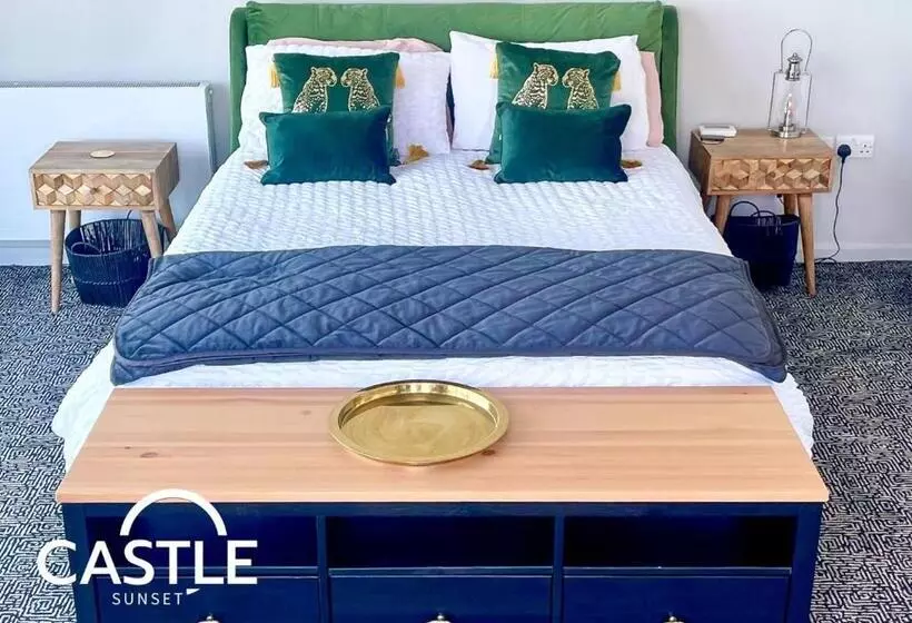 Castle Sunset On The Beach