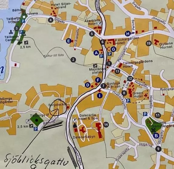 Tällberg, Utsikt över Siljan