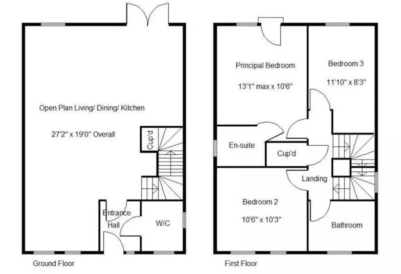 Heartswood Home Modern 3 Bedroom, Double Driveway
