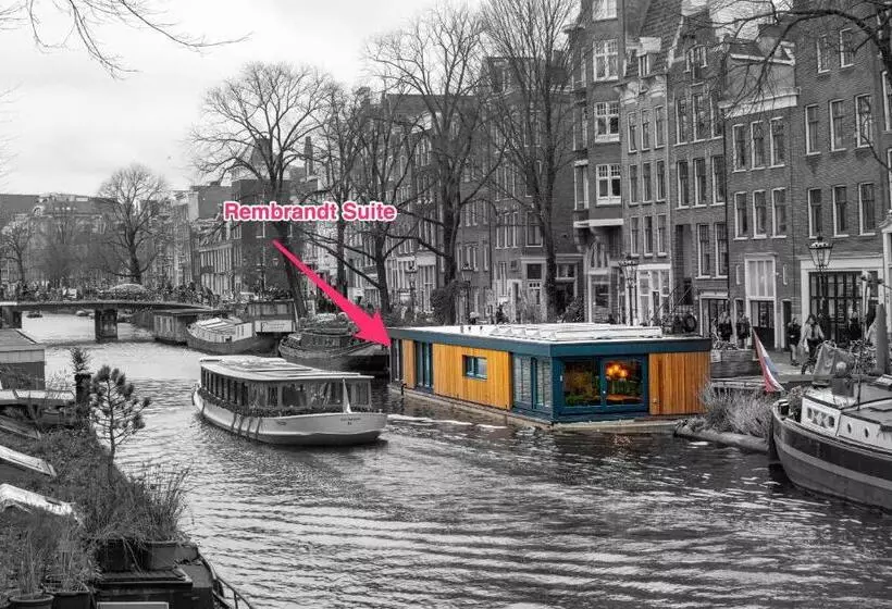 تختخواب و صبحانه 2 Houseboat Suites Amsterdam Prinsengracht