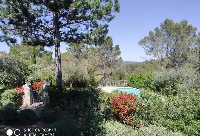 Proche Uzès Petit Gîte Avec Grande Cuisine D été Et Piscine