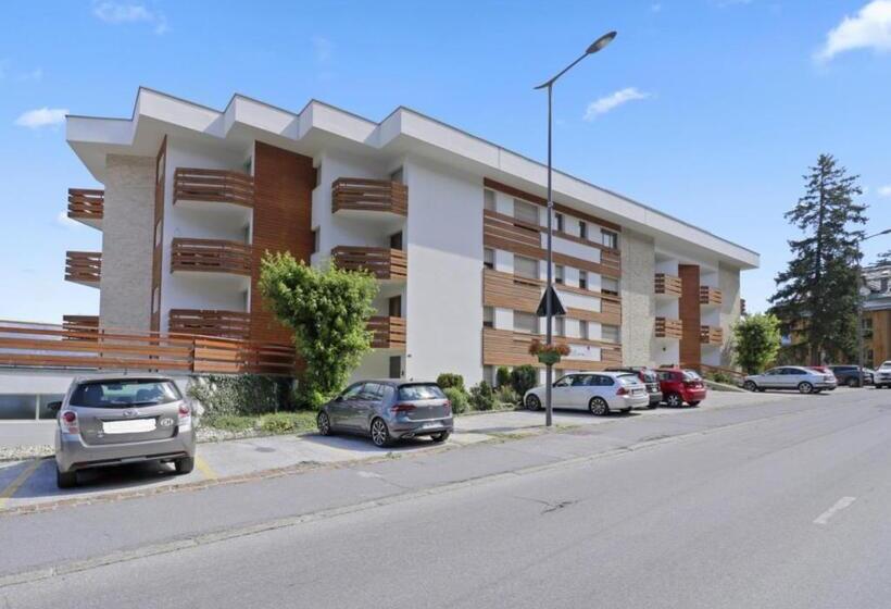 Studio Rénové Avec Vue Imprenable Sur Les Alpes