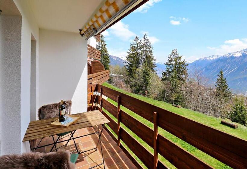 Studio Rénové Avec Vue Imprenable Sur Les Alpes